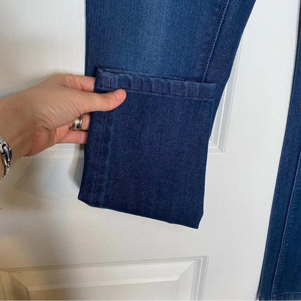 DL1961 Emma Legging Jeans in Bloom Medium Wash Size 29 Skinny Faux Pockets